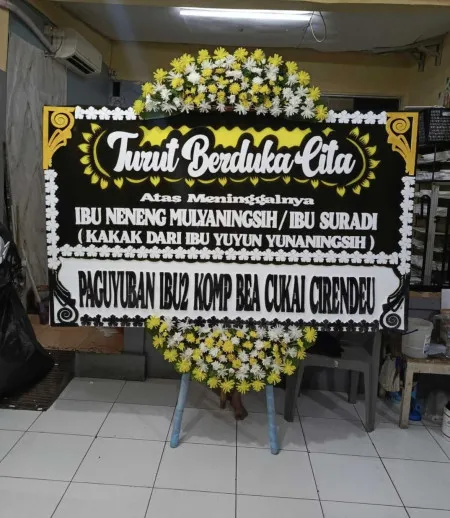 Papan Bunga Duka Cilincing