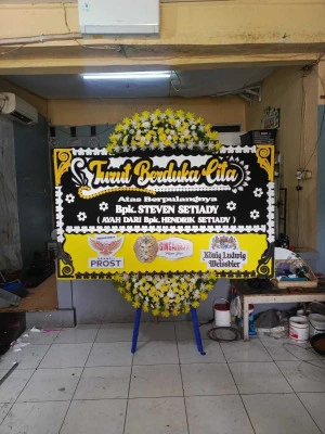 Papan Bunga di Cilincing