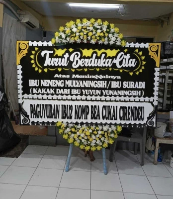 Papan Bunga di Cilincing